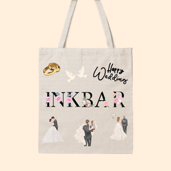 Wedding theme tote design thumbnail